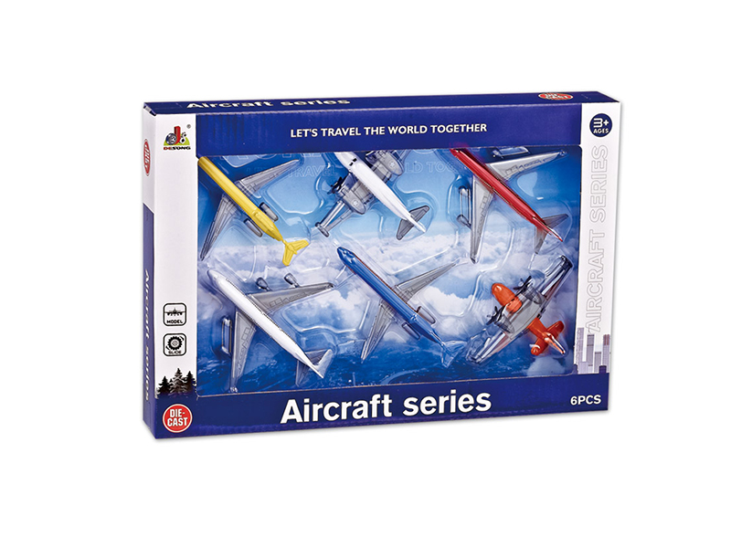 Slide Alloy Aircraft 6pcs