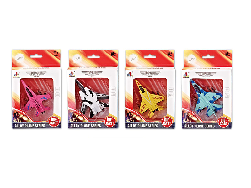 Pull Back Alloy Warplane