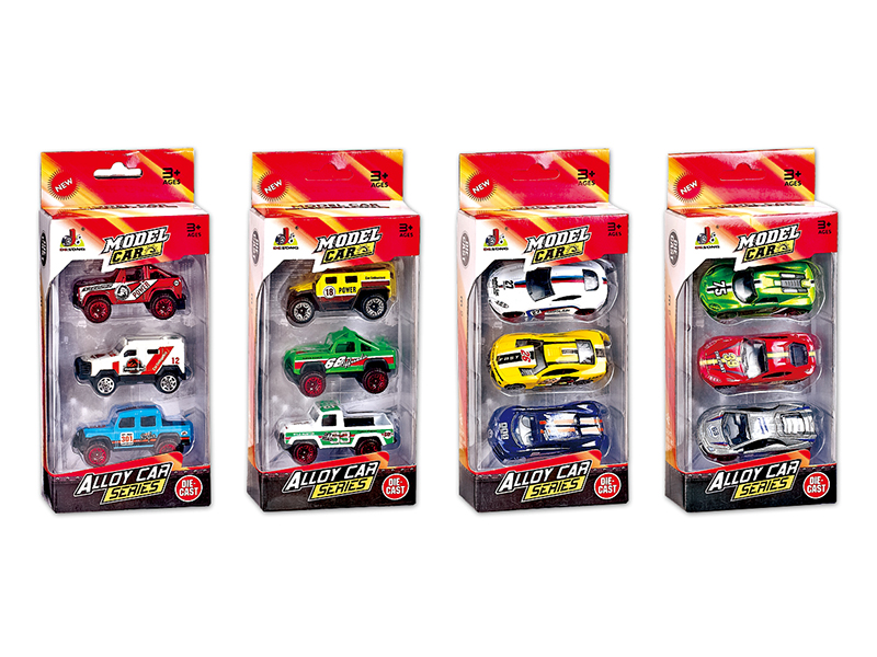 3pcs Alloy City Cars