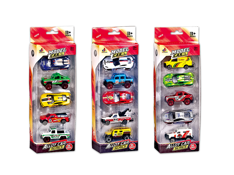 5pcs Alloy City Cars