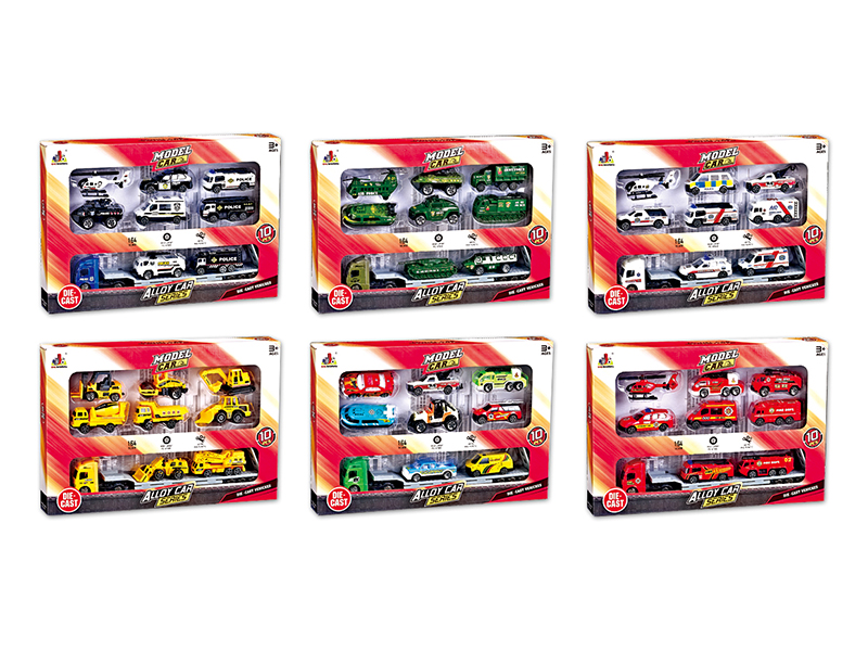 Alloy Cars Set 10pcs