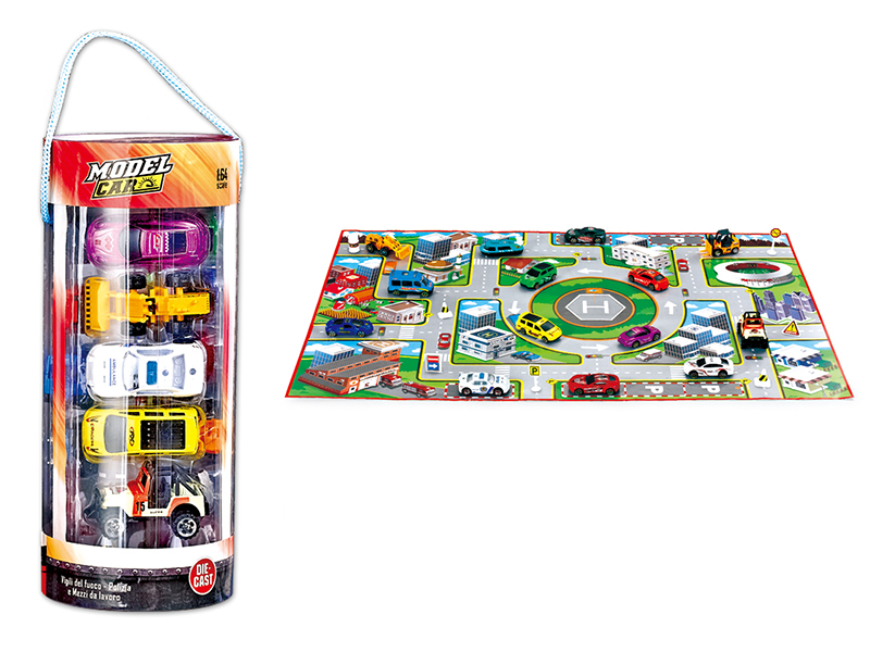 Alloy Car Map Combination 22PCS