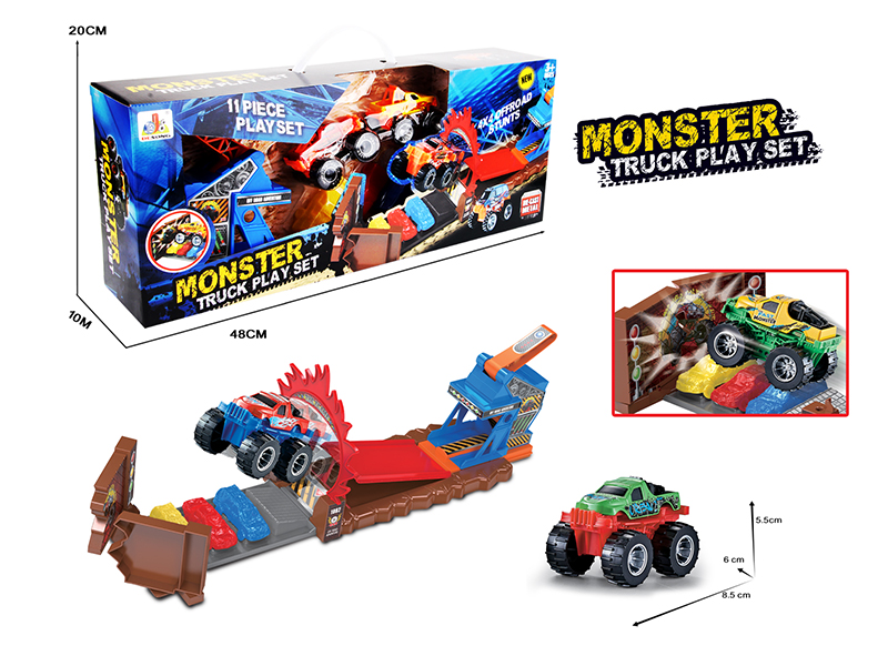Monster Truck Launcher Play Set 11pcs