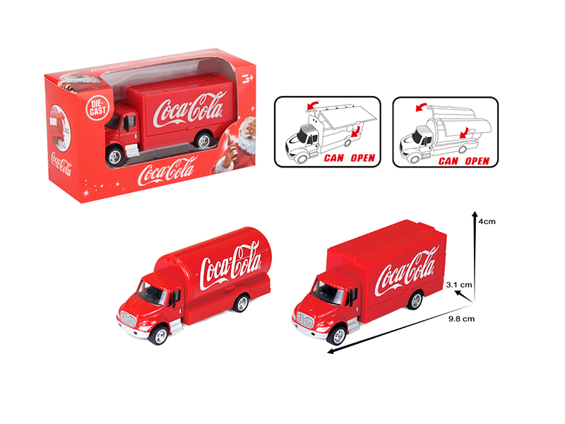 Alloy Cola Small Container Truck