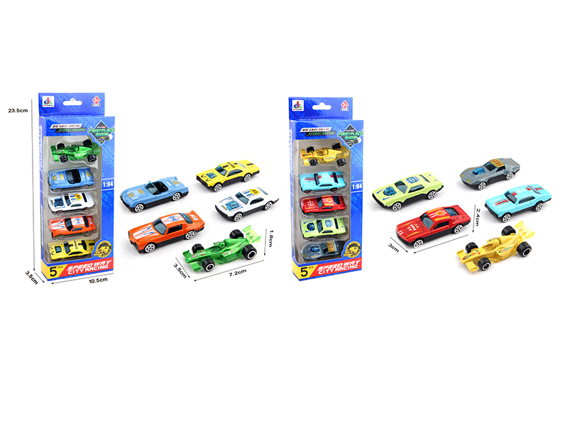 Alloy Sports Cars 5pcs