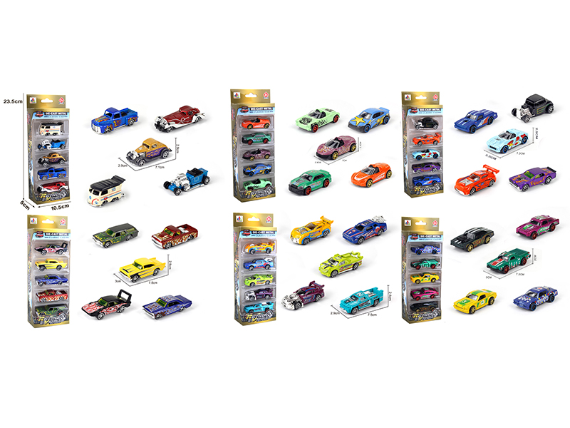 Alloy Vintage Cars 5pcs