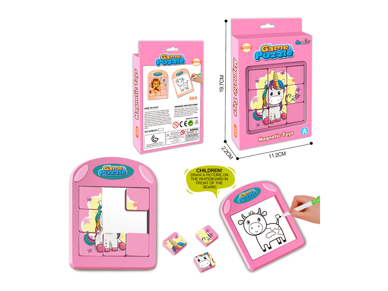 Puzzle Game Puzzle (Cartoon Unicorn)
