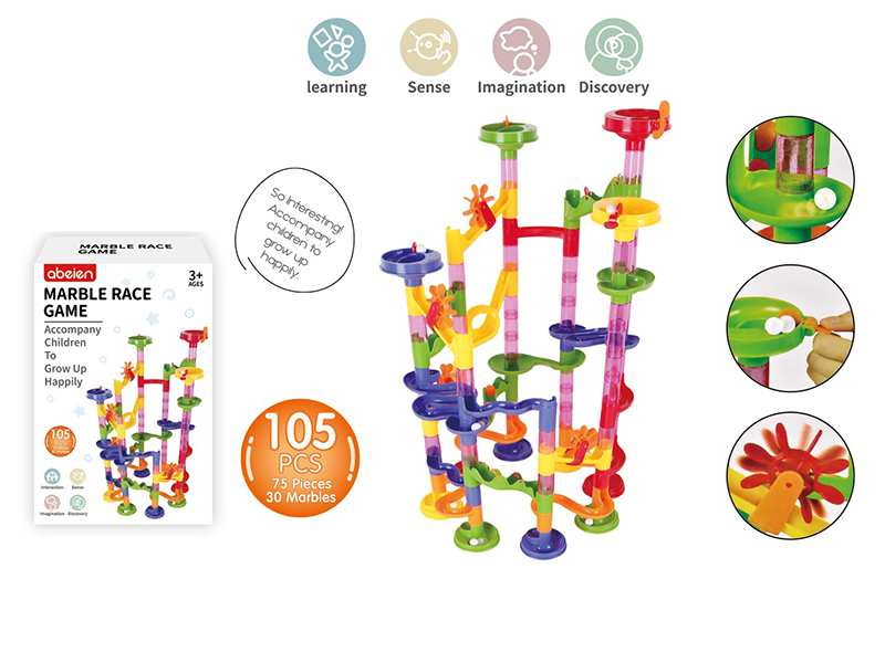 Marble Race Run Building Blocks 105pcs