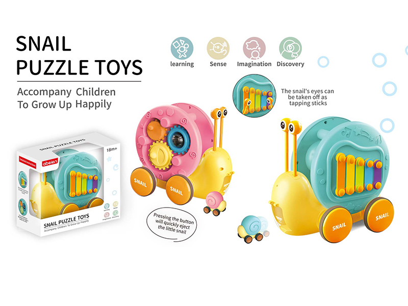 Snail Xylophone Puzzle Toys
