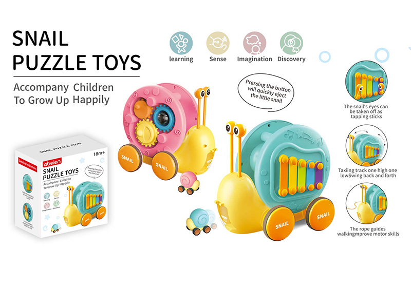 Snail Xylophone Puzzle Toys