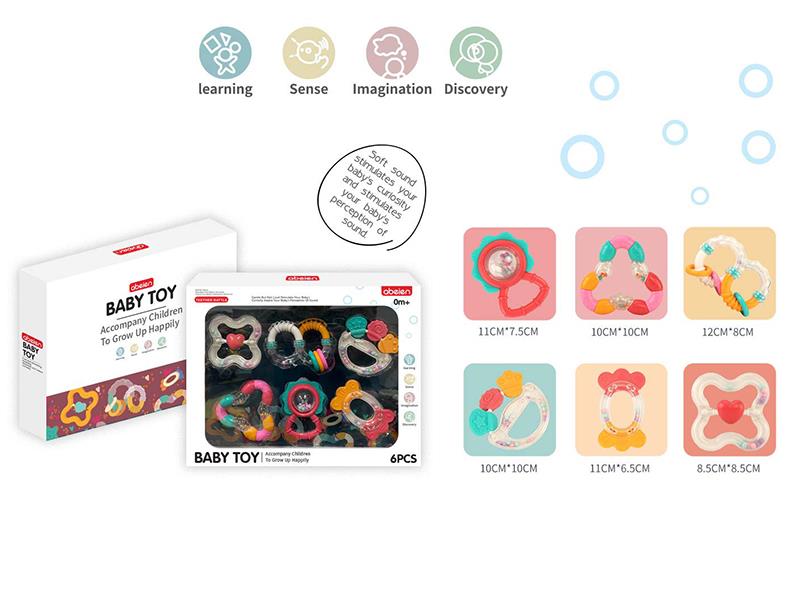 Baby Rattles 6pcs