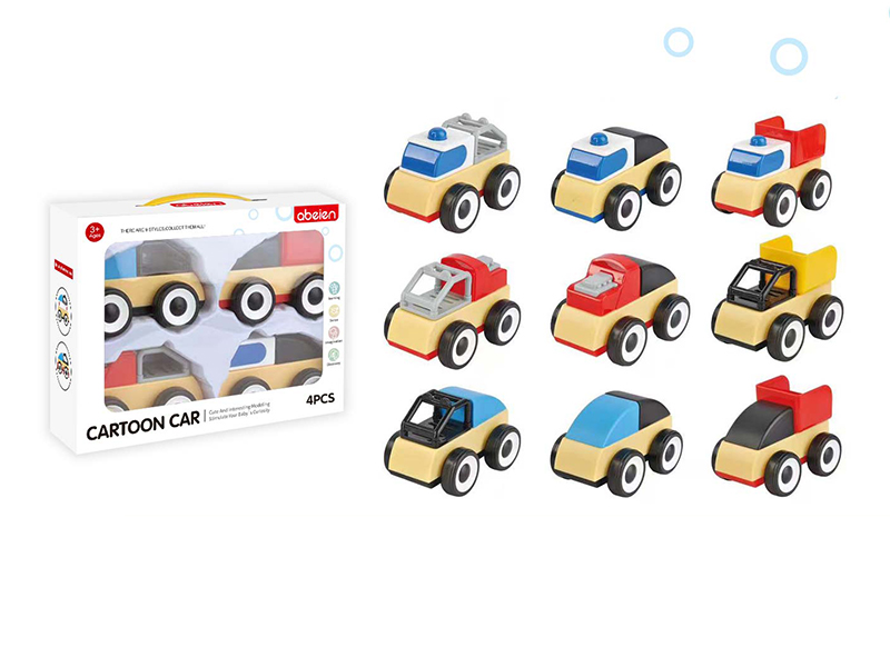 DIY Building Blocks Cartoon Car