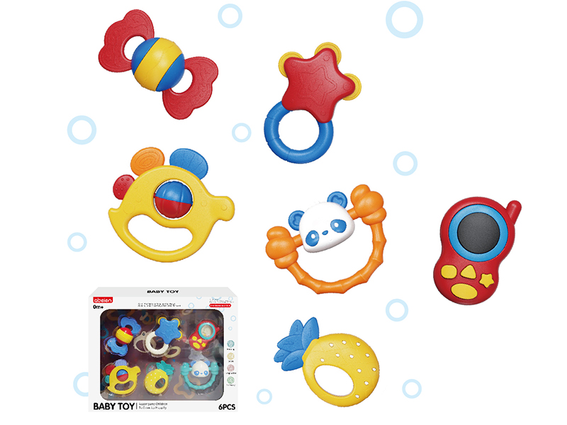 Baby Rattles 6pcs