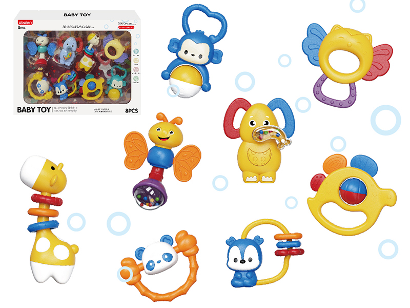 Baby Rattles 8pcs