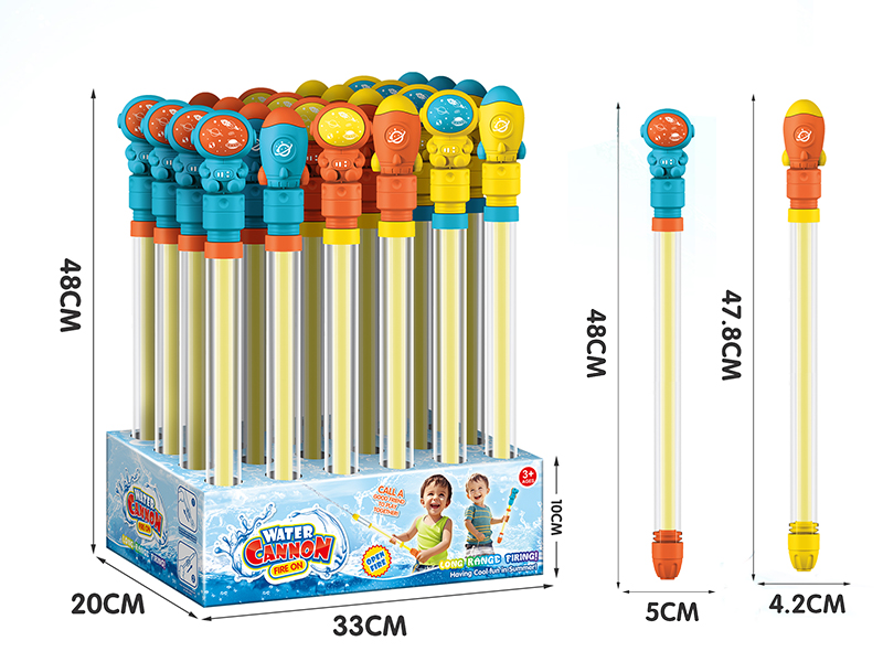 Space Man/Rocket Water Cannon(3 Color Mixed)24PCS