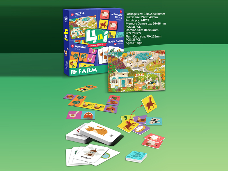 4 In 1 Game Puzzle
