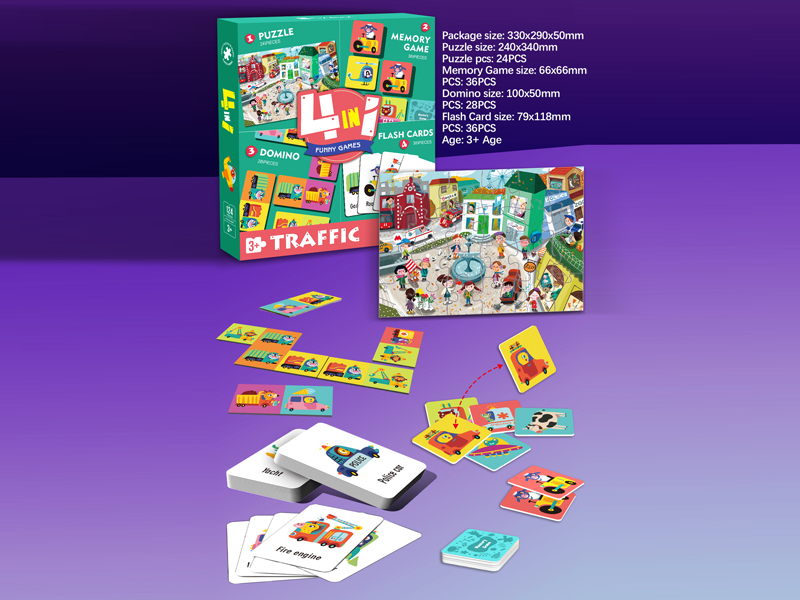 4 In 1 Game Puzzle