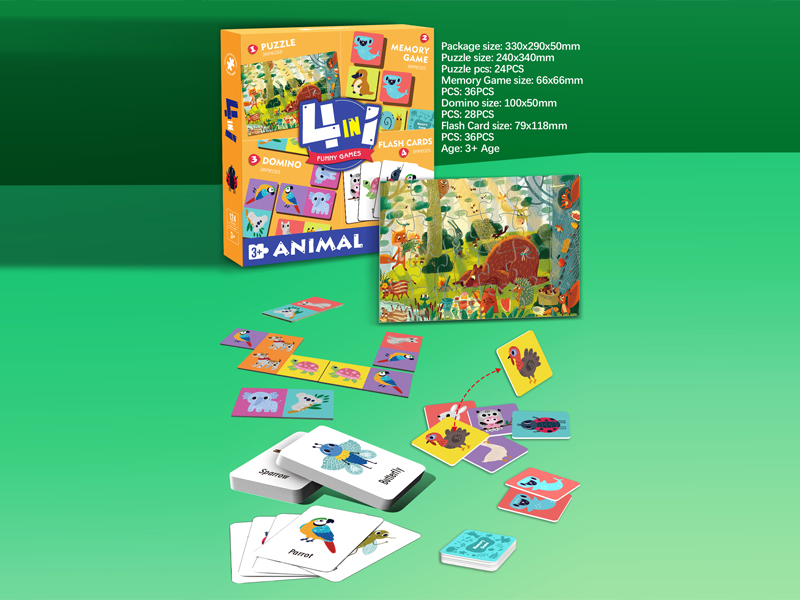 4 In 1 Game Puzzle