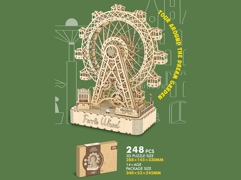 3D Wooden Puzzle-Ferris Wheel 248PCS