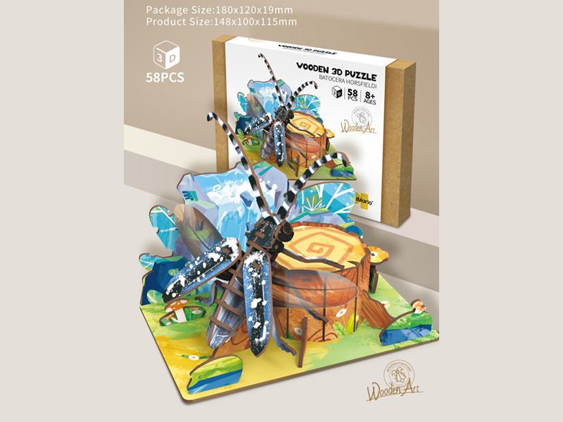 3D Wooden Puzzle Series 58PCS