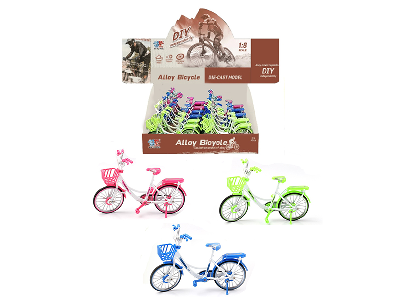 Alloy Bicycle Model(3 Color)12pcs