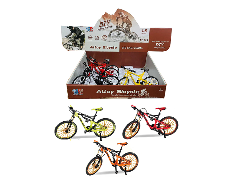 Alloy DownHill Bike Model(3 Color)12PCS