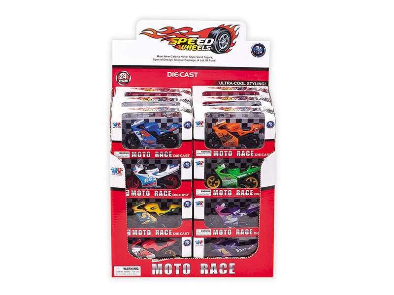 Alloy Motorcycle 24PCS
