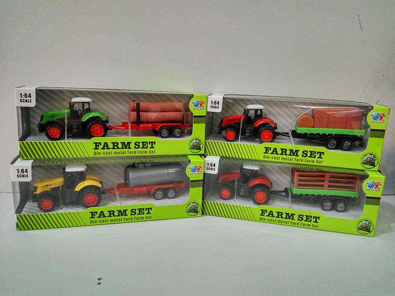 Slide Alloy Farm Tractor