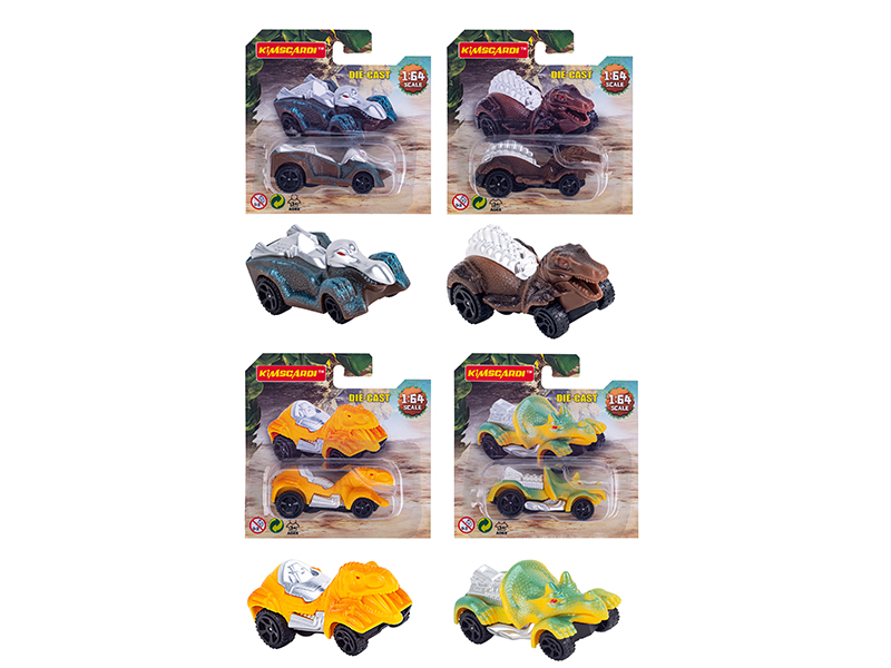 1:64 Slide Alloy Dinosaur Car
