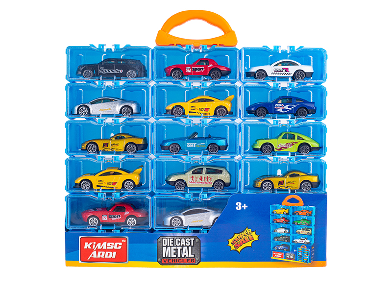 1:64 Slide Alloy Cars 18pcs