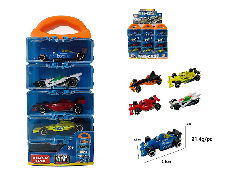 1:64 Alloy Slide Equation Car 5PCS(12 Hand Boxes)