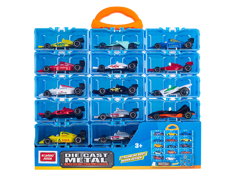 1:64 Alloy Slide Equation Car 18PCS