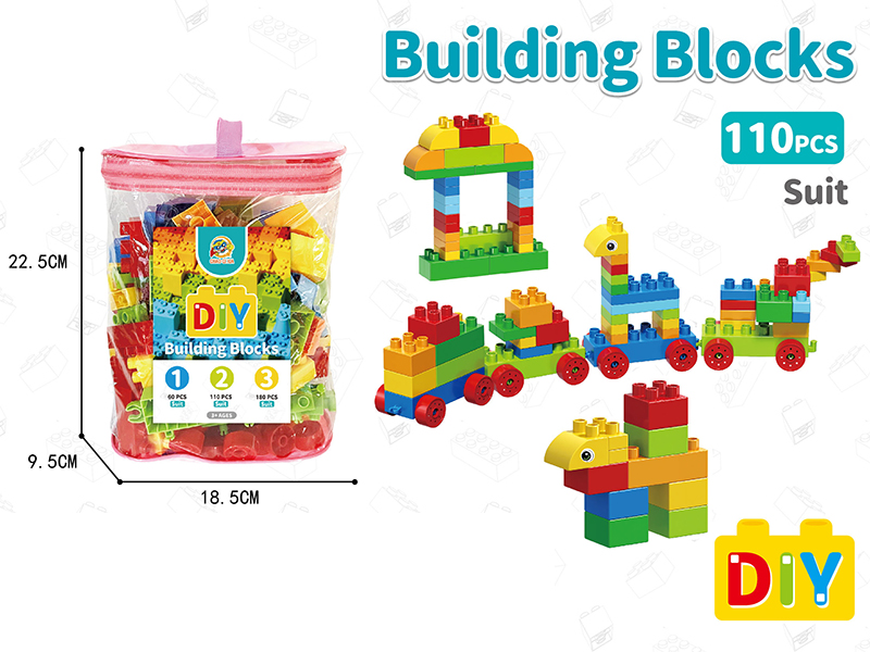 Animal Park Large Particle Building Blocks 110pcs