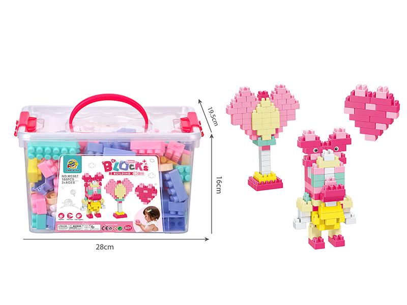 DIY Building Blocks 166pcs