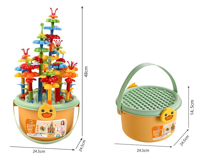 DIY Building Blocks Flowers 142pcs