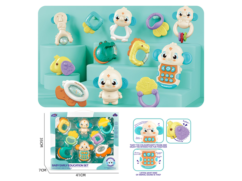 Baby Early Education Series+Phone With Light And Music 8PCS