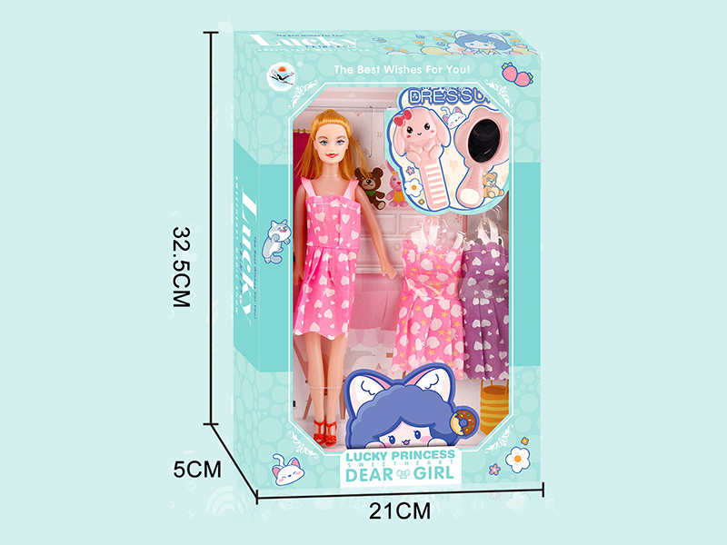 28CM Hollow Fashion Doll Set