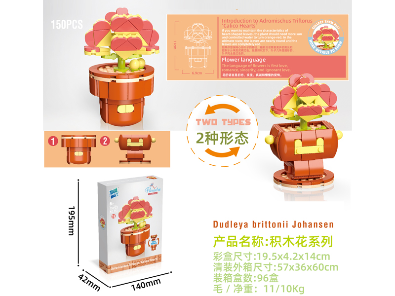 Building Block Flower Serie 150PCS