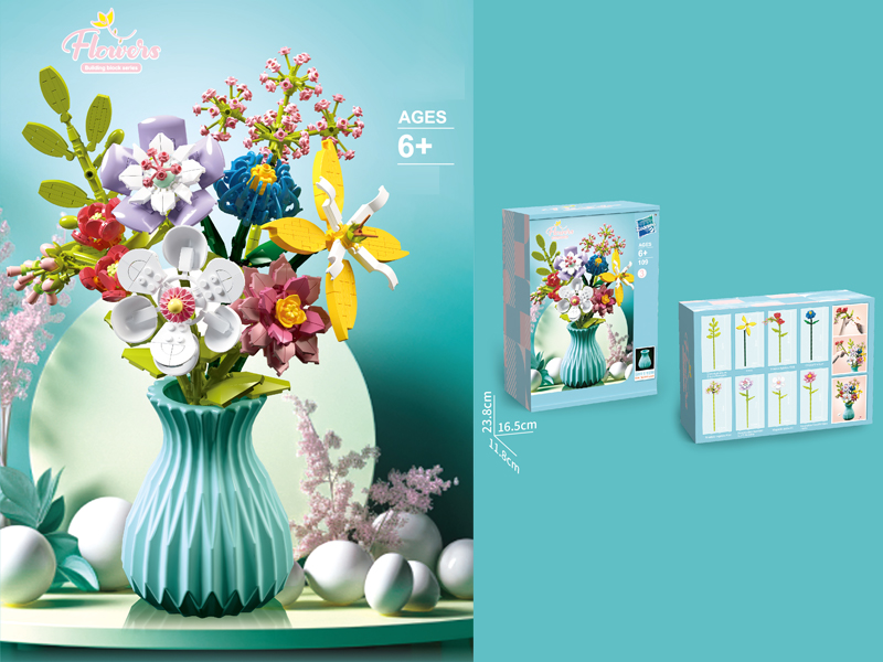 Flower Building Block Series 792PCS