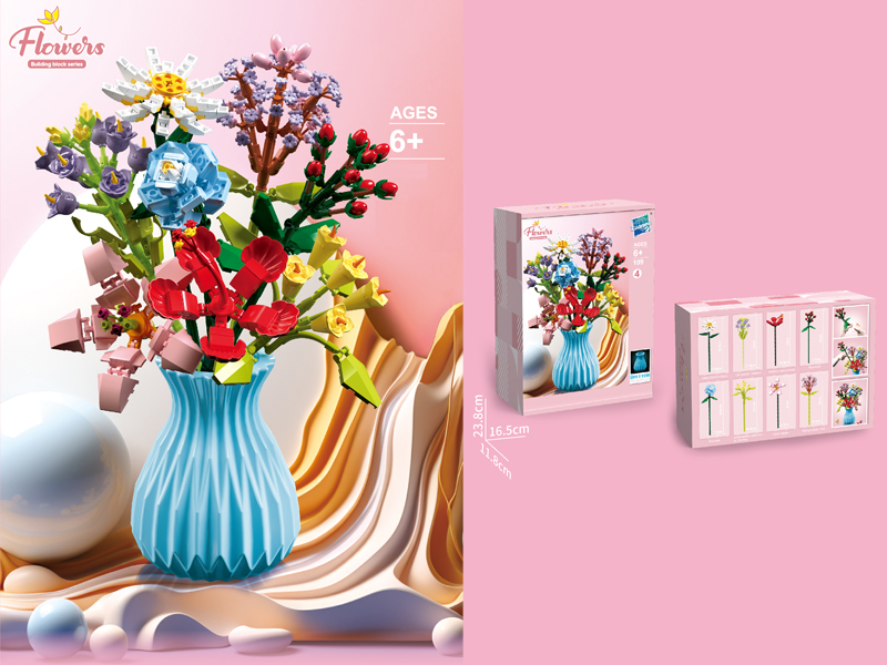 Flower Building Block Series 699PCS
