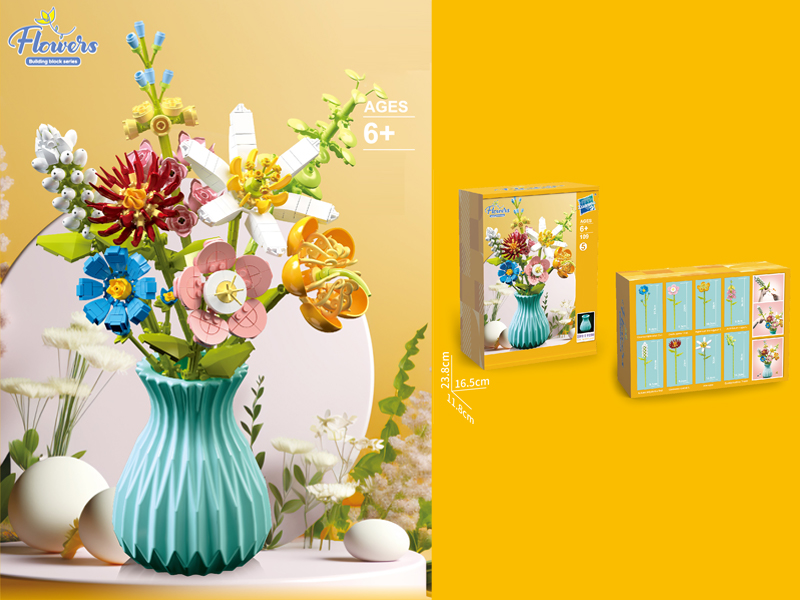 Flower Building Block Series 737PCS