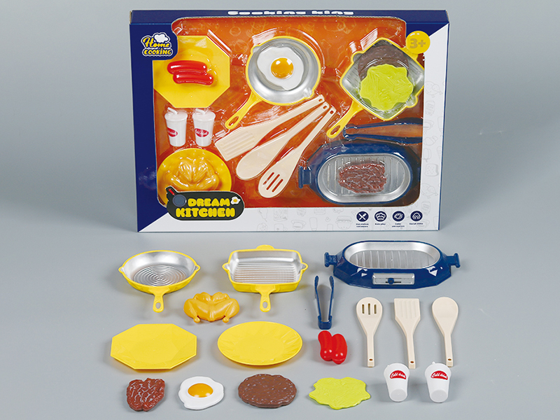 Simulated Kitchen Set 17pcs