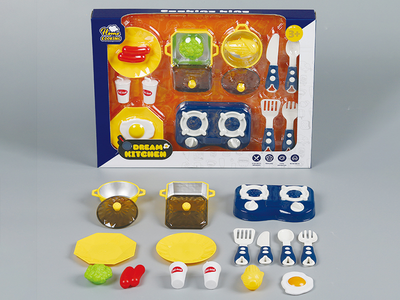 Simulated Kitchen Set 17pcs