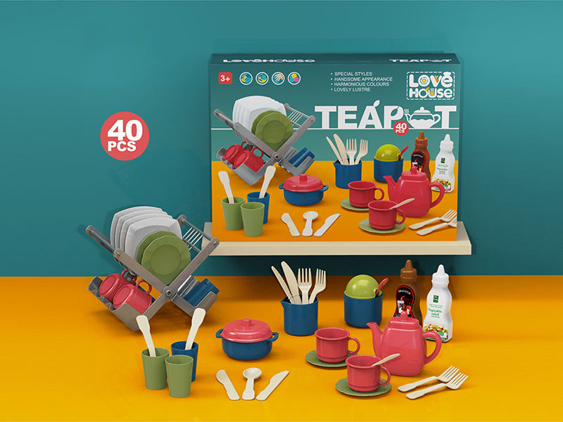 Kitchen Bowl Rack Tea Pot(40PCS)