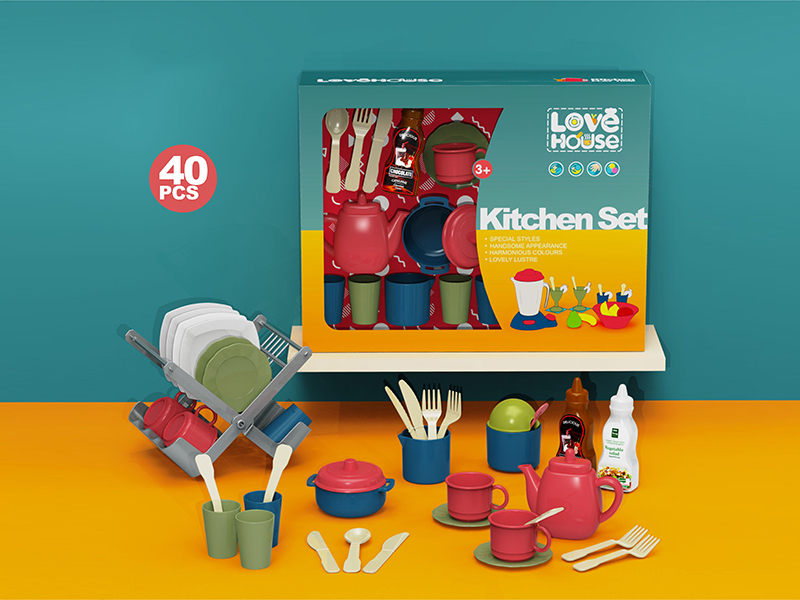 Kitchen Bowl Rack Tea Pot(40PCS)