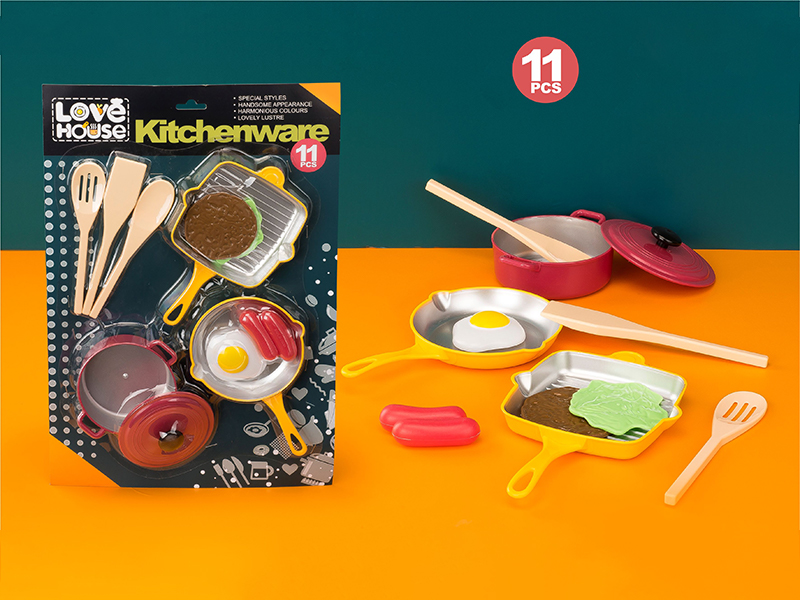 Round And Square Frying Pan With Handle(11PCS)