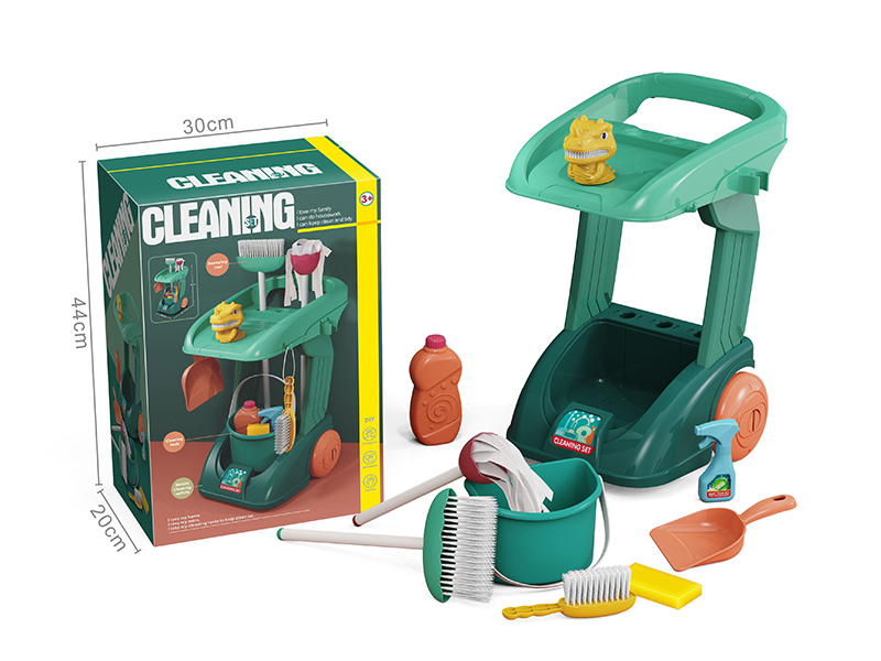 Blue Cleaning Car+Cleaning Bucket