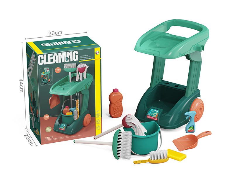 Blue Cleaning Car+Cleaning Bucket