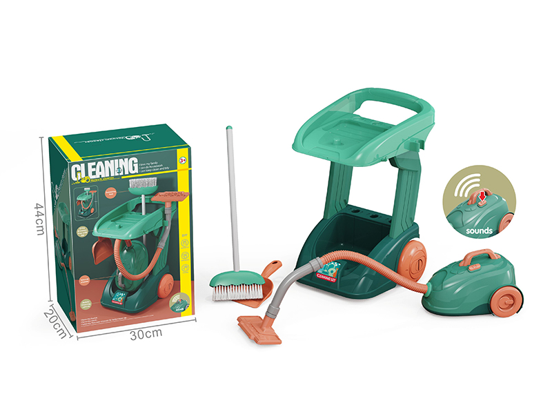 Blue Cleaning Car+Vacuum Cleaner