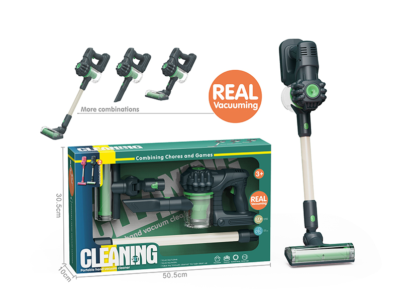 Black Electric Vacuum Cleaner Set